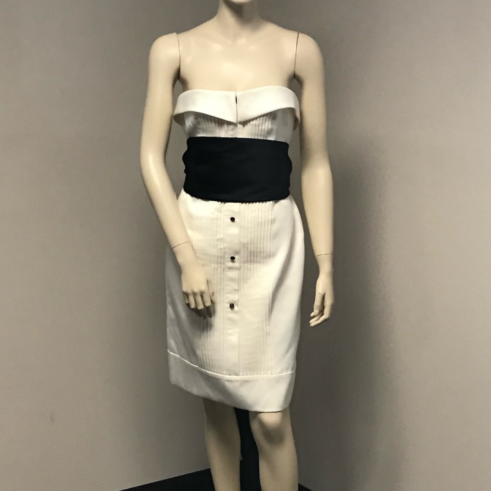 A&D Dresses | Alexandra Dillon Tuxedo Dress | Color: white